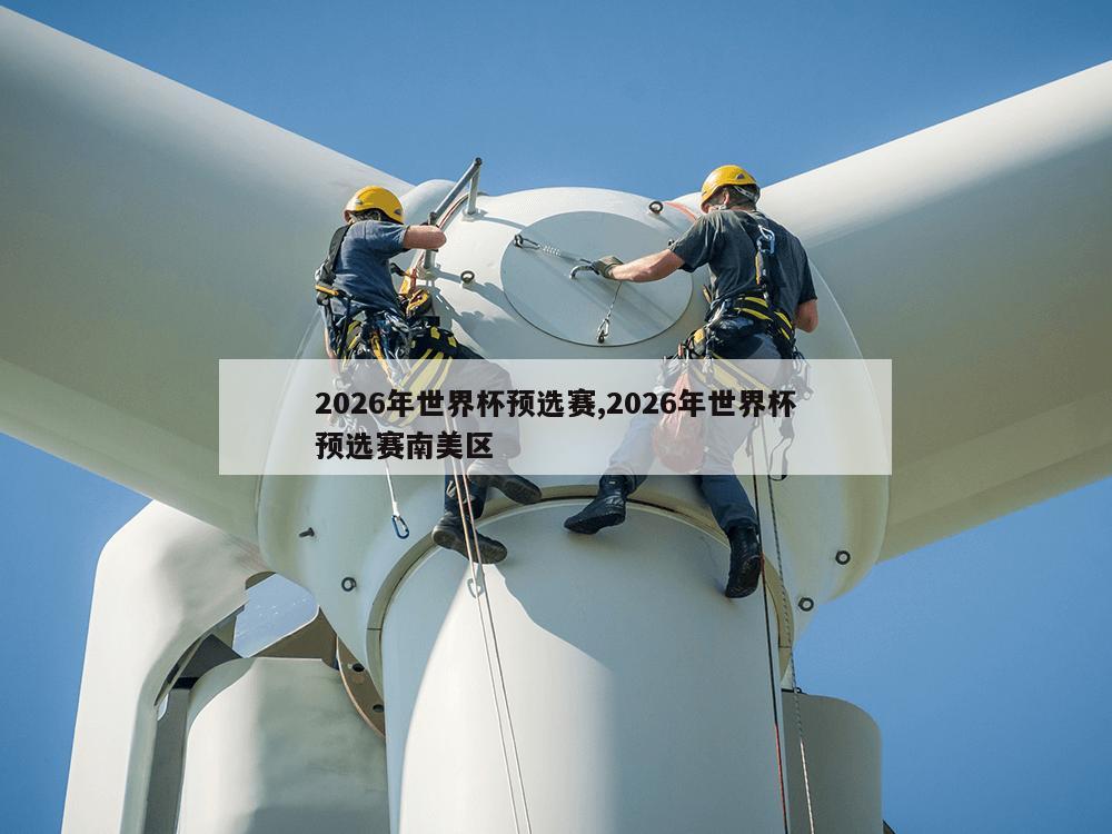 2026年世界杯预选赛,2026年世界杯预选赛南美区