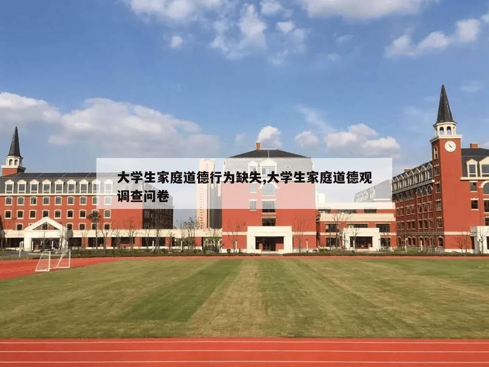 大学生家庭道德行为缺失,大学生家庭道德观调查问卷