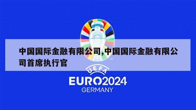 中国国际金融有限公司,中国国际金融有限公司首席执行官