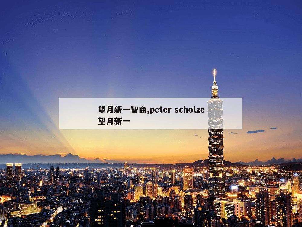 望月新一智商,peter scholze望月新一